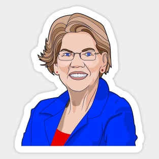 vote elizabeth warren Sticker